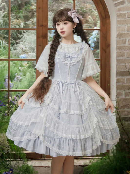 Iris Love Original Lolita Dress CLA Series JSK Elegant Court Style Lolita Princess Dress Puffy Skirt