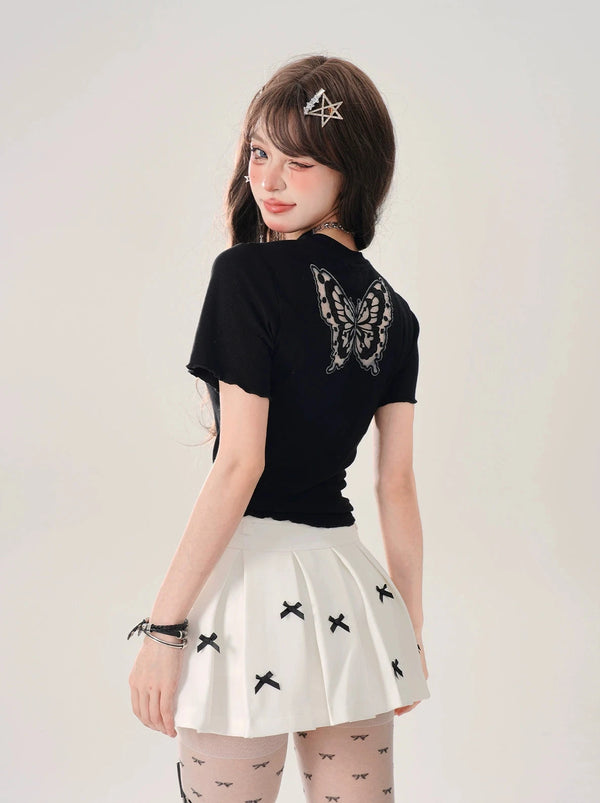 Spicy Butterfly Cropped T-Shirt