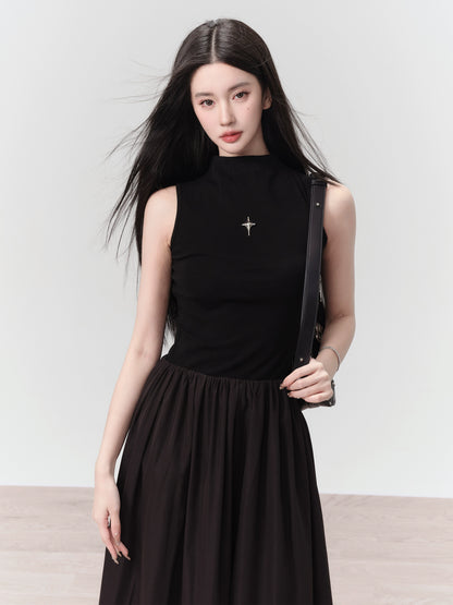 Coolbuti Original Black Slim Fit Dress