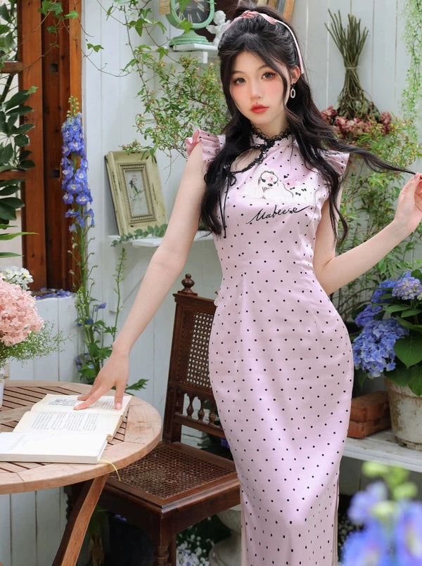 Dog Dot Flying Dress