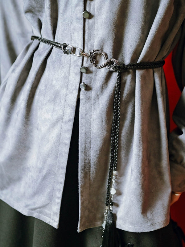 China Orizinal Tassel Dragon Pendant Lace-Up Belt