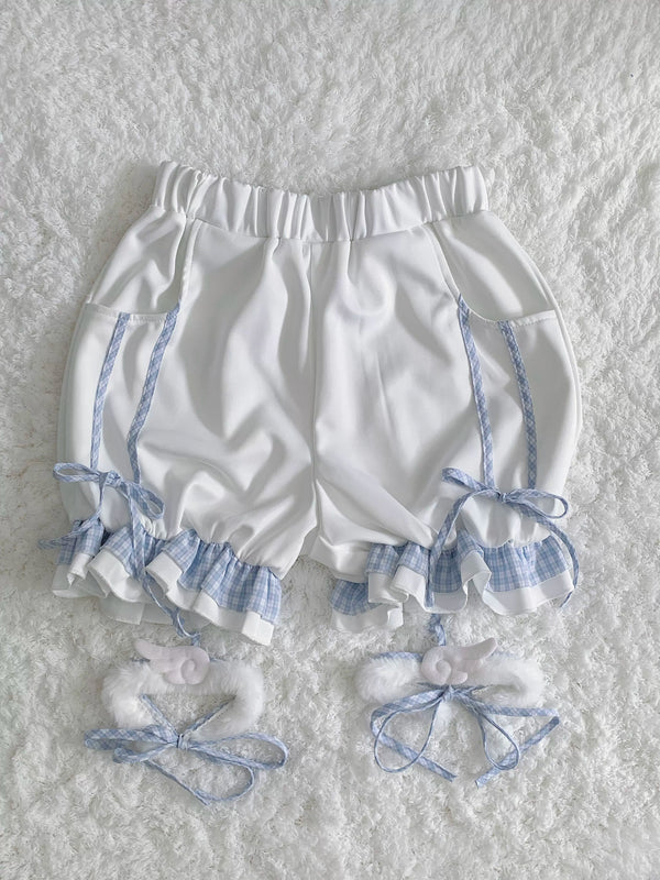 【天使界隈👼】ベルベットスポーツウェアジャケット＋ショートパンツ