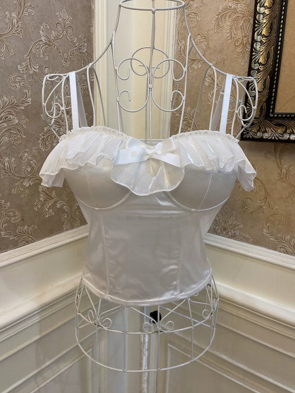 Ribbon Lace Slim Fit Padded Camisole