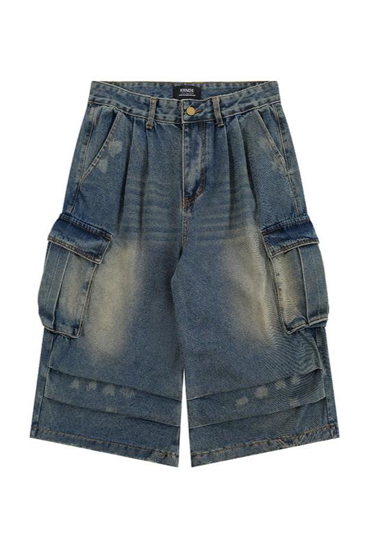 Retro Ropley Loose Denim Shorts