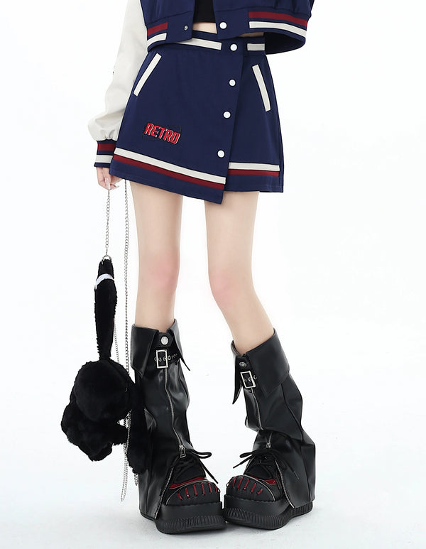 American Street Original College Retro Loose Stajan [Short/Long] + Skirt