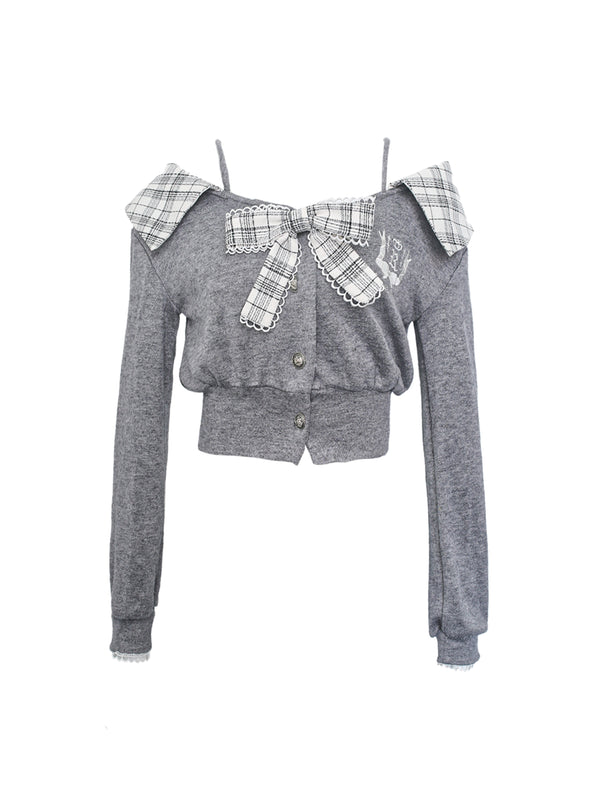 グレーアカデミースリーピースセットアップ