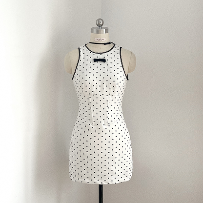 Polka Dot College Summer Dress