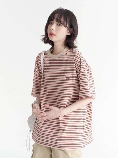 Striped Loose T-Shirt