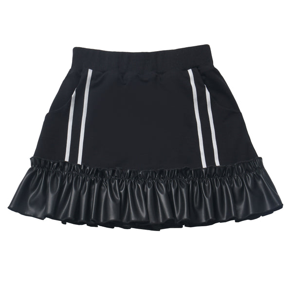 Black And White Off Shoulder+ Skirt + Pants