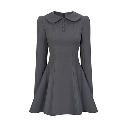 British College Grey Slim Dress