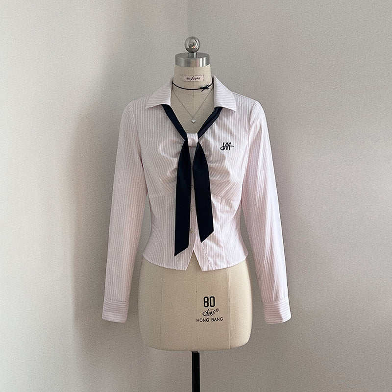 Summer White Tie Shirt