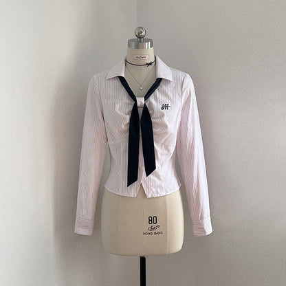 Summer White Tie Shirt