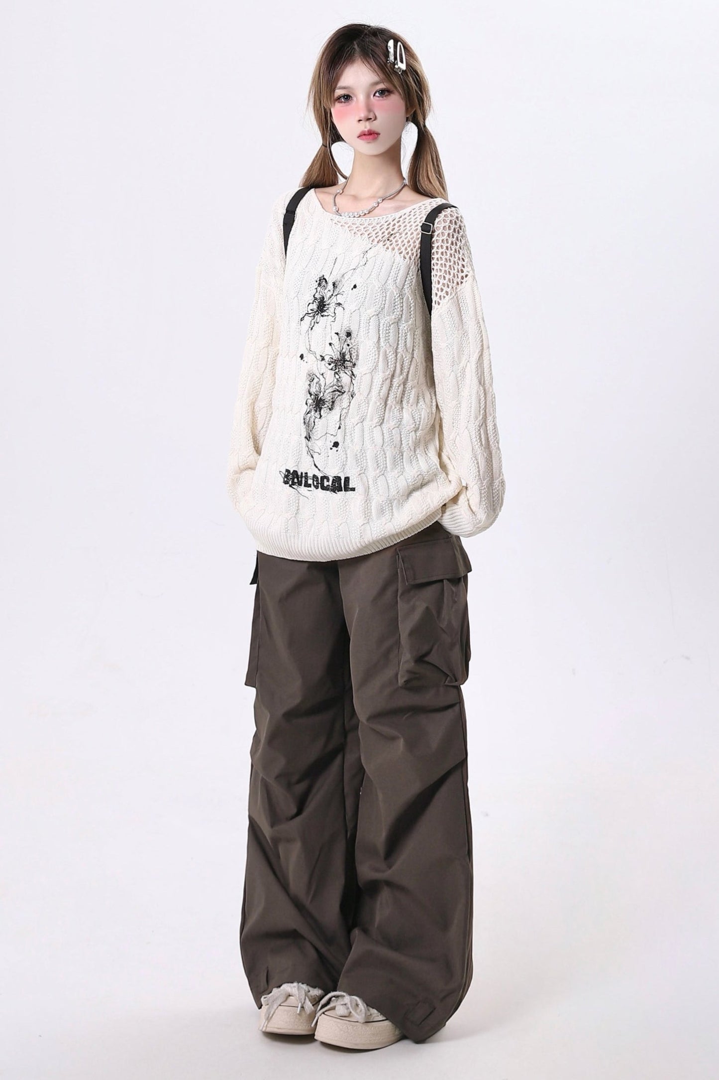 Loos Pleated Jazz Dance Cargo Pants