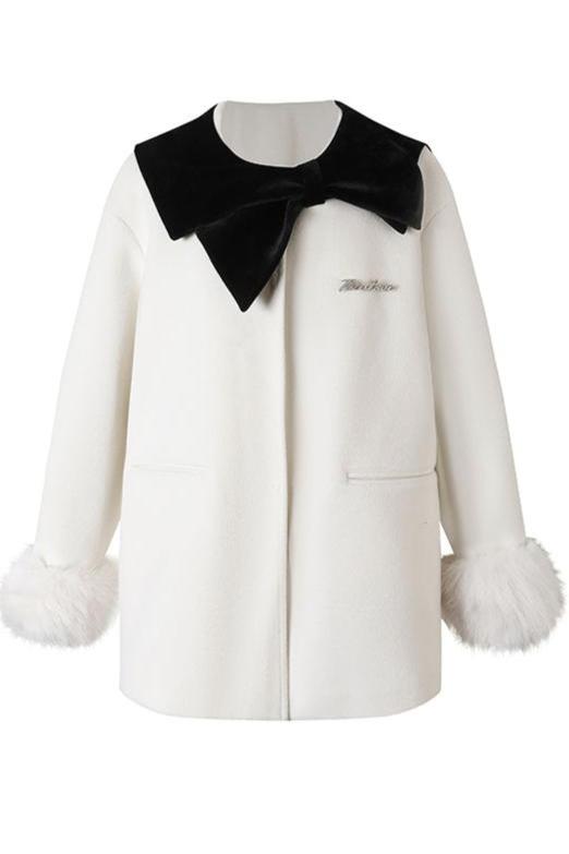 フレンチサウザンドロゴウールコート