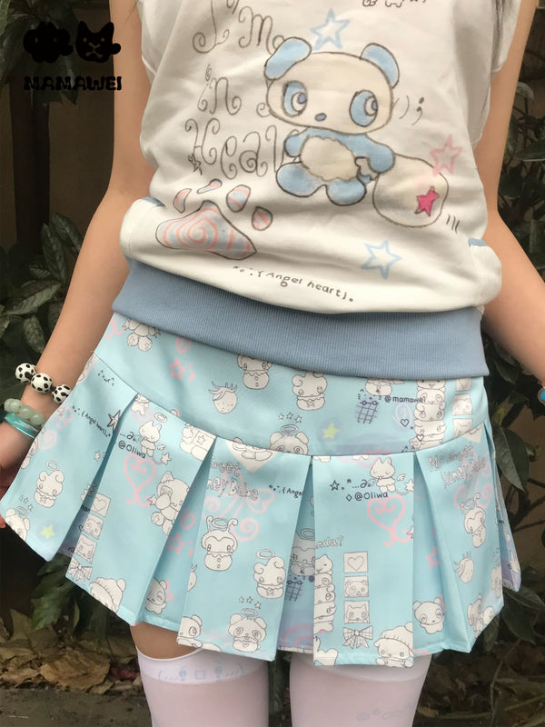 Subculture Blue Animal Skirt