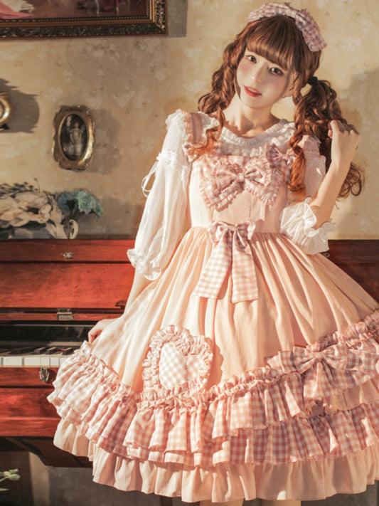 Sweet Sweetheart Original genuine lolita dress cute sweet jsk slip dress Lolita dress princess dress