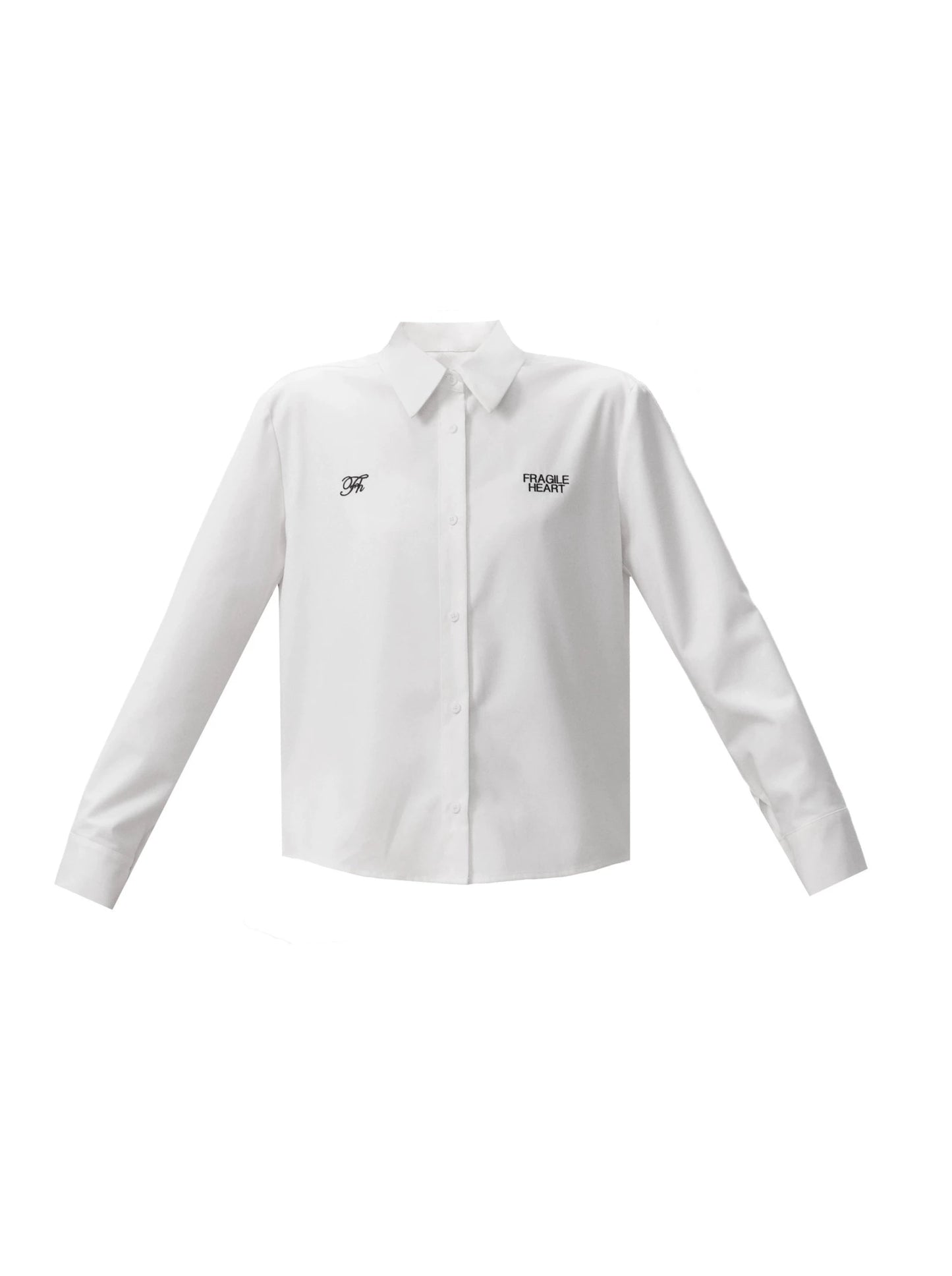 ピュアホワイトフレンチシャツ+レースキャミソール+キュロット