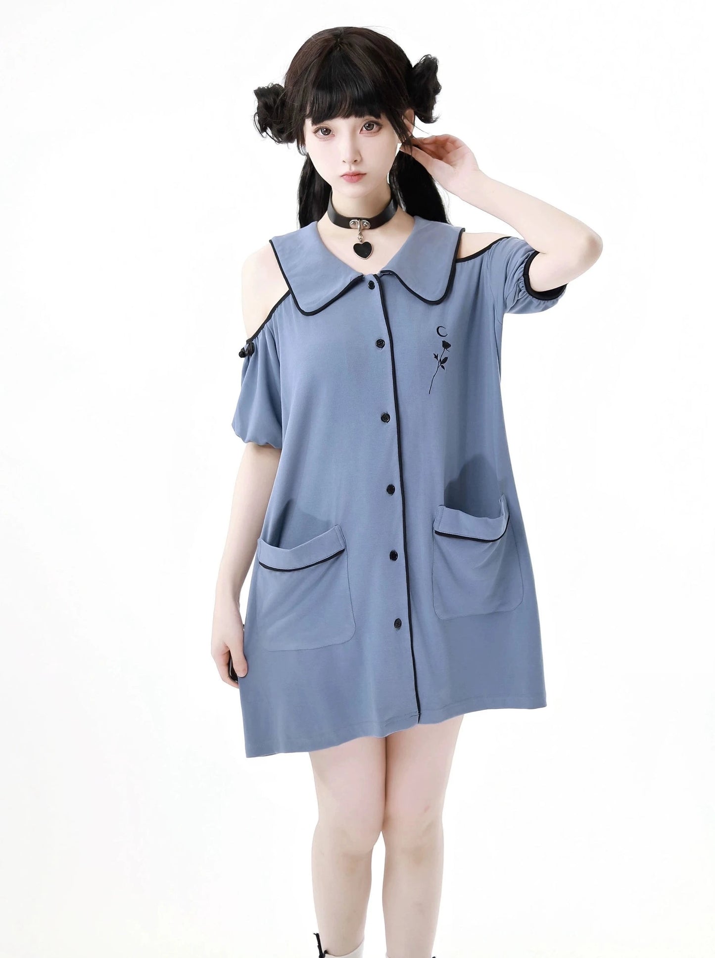 China Mode Dress x Off-Shoulder Top + Shorts