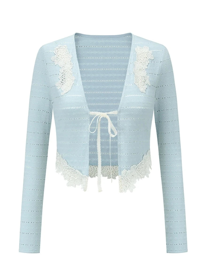 Retro Tight Lace Cardigan