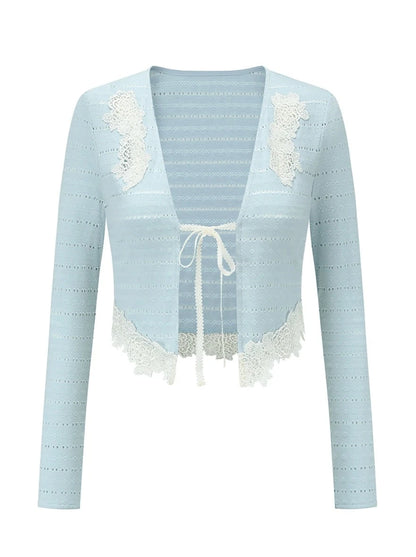 Retro Tight Lace Cardigan