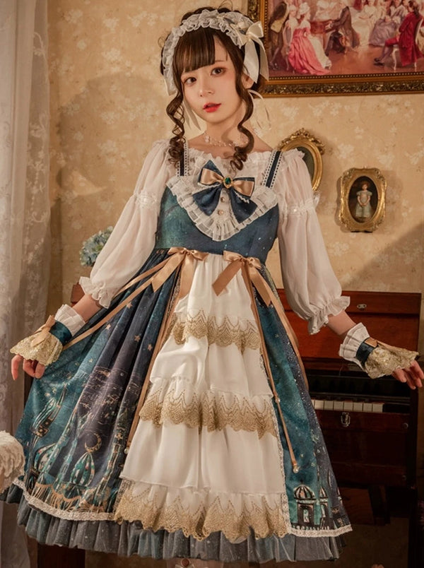 Retro Midnight Lolita Dress