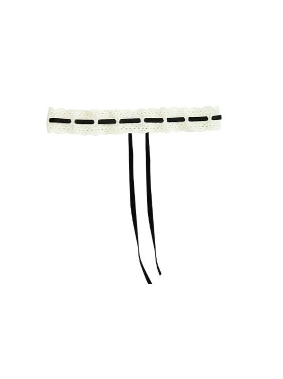 【予約商品】スイートブルーリボンロリータドレス+チョーカー