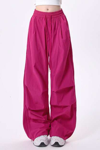 Retro Pleated Loose Wide Leg Pants