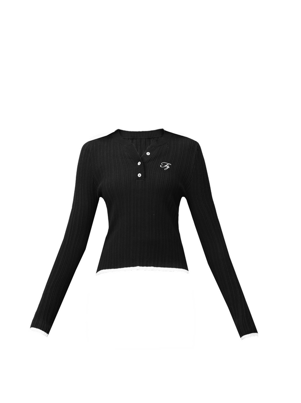 ニューイヤーレッドレトロカラースリムトップス