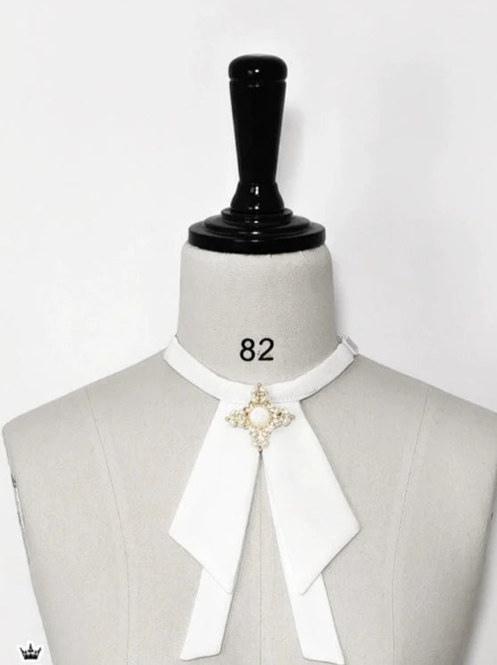 Chemise élégante à cravate ruban du Prince + demi-pantalon