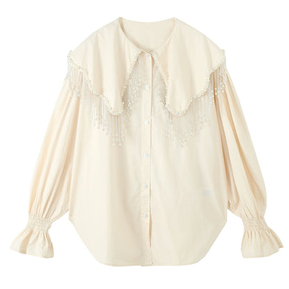 big collar blouse