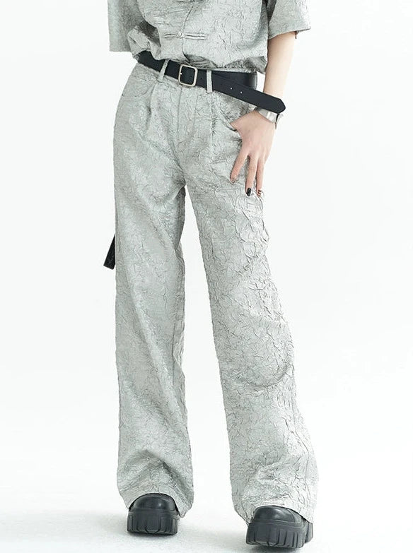 Sparkling China Shirt Pants Suit