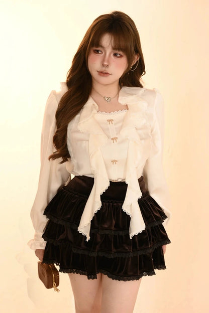 [Reservation product] Elegant French Princess Shirt