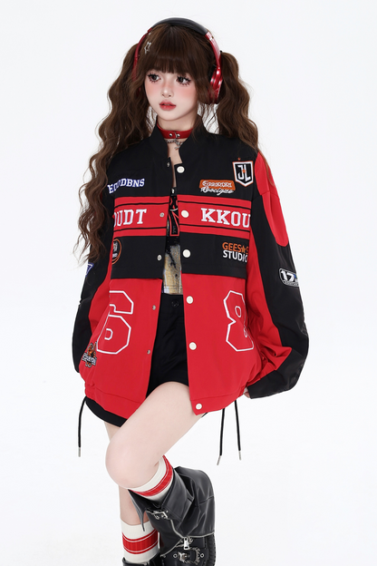 アメリカンストリートベイブスベースボールジャケット