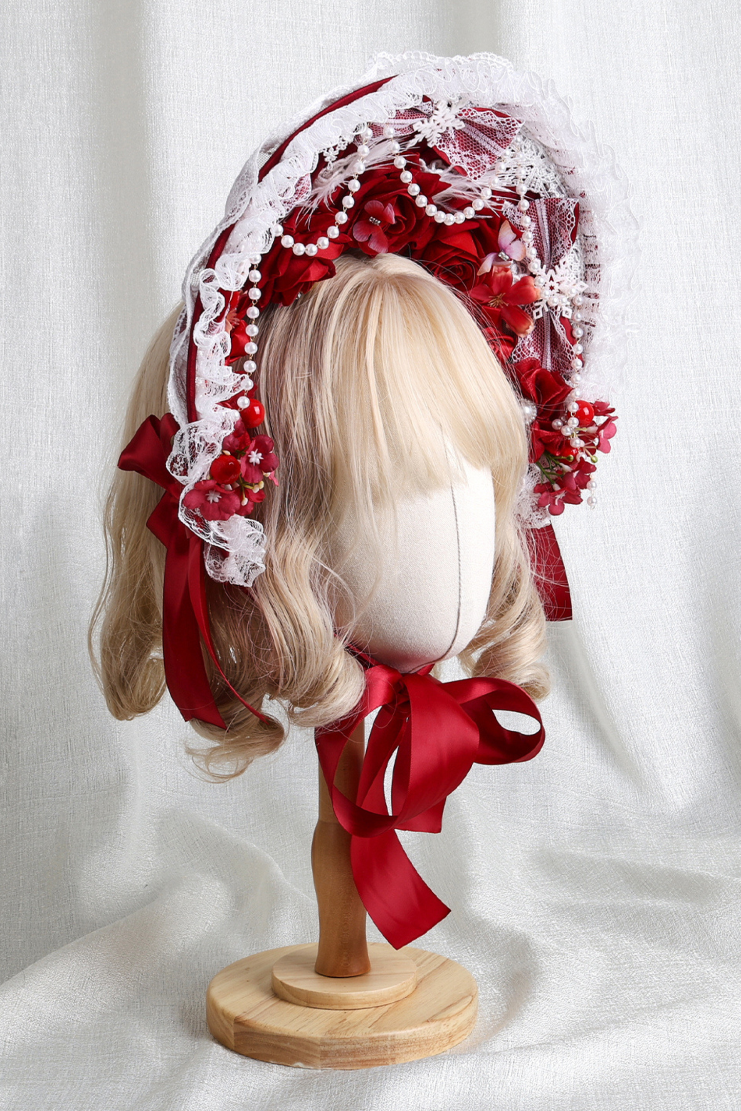 プリンセスティーパーティーロリータボンネット