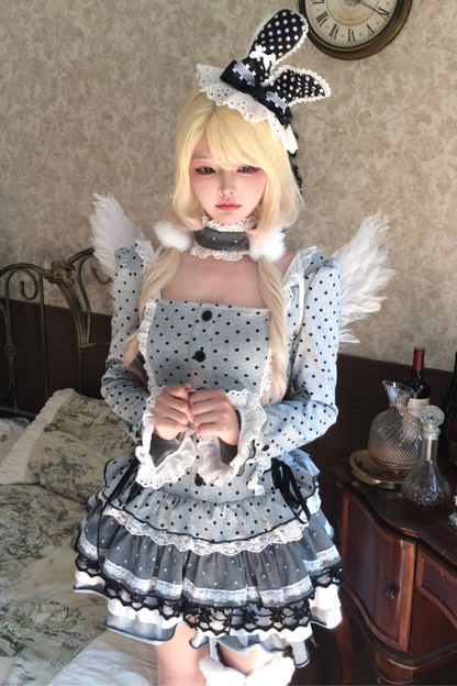 Dot Cute House Layer Cake Dress