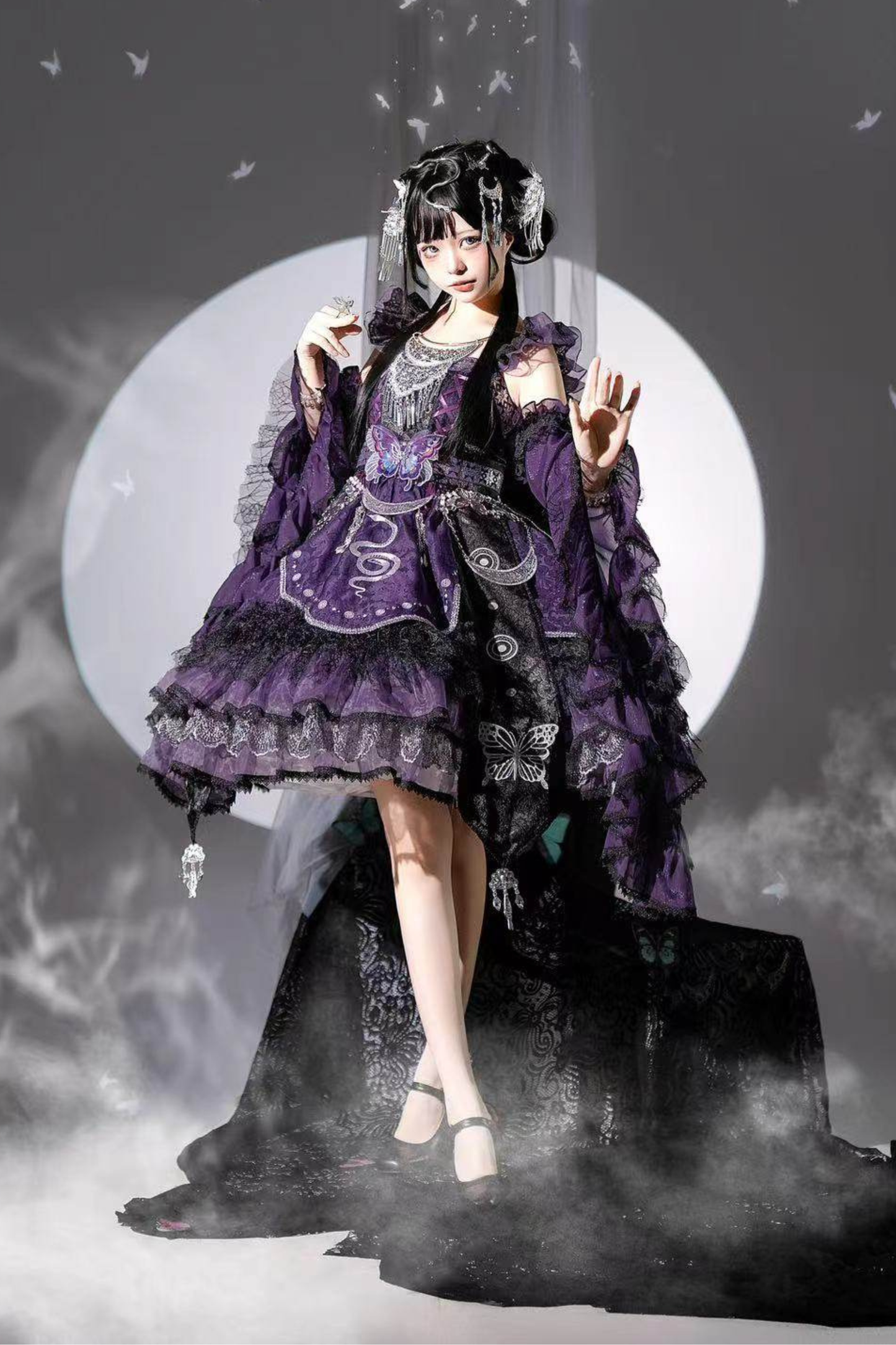 Exotic Style Chinese Lolita Dress Set