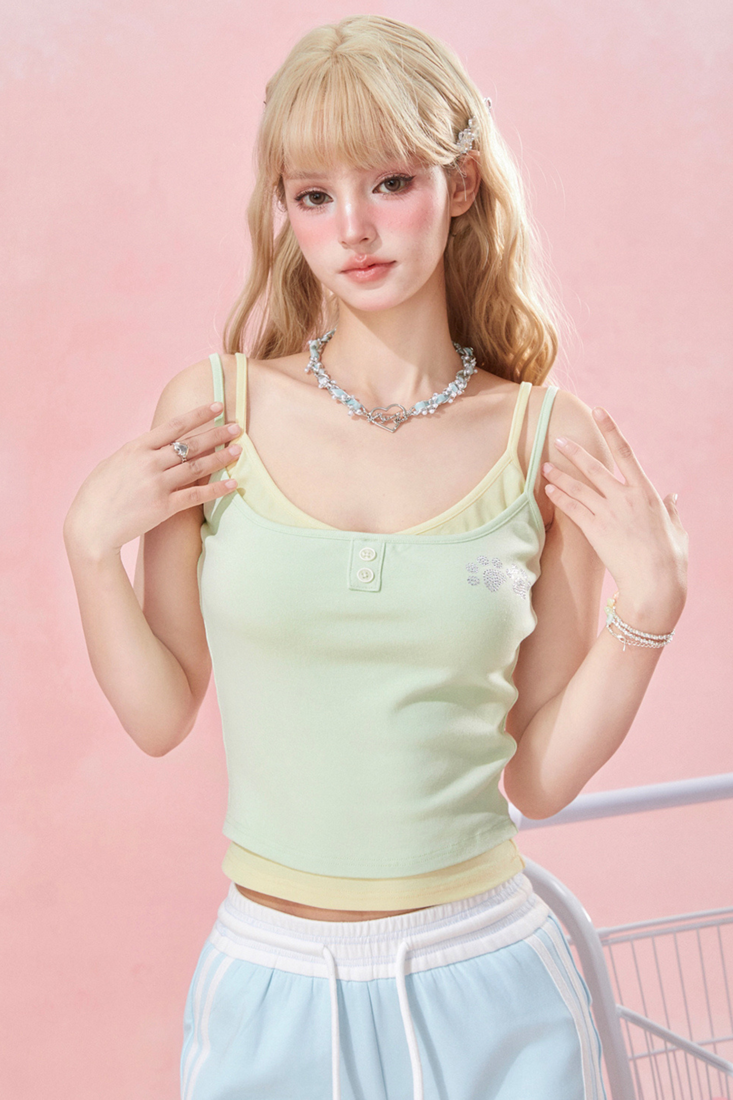 Macaron Layered Camisole