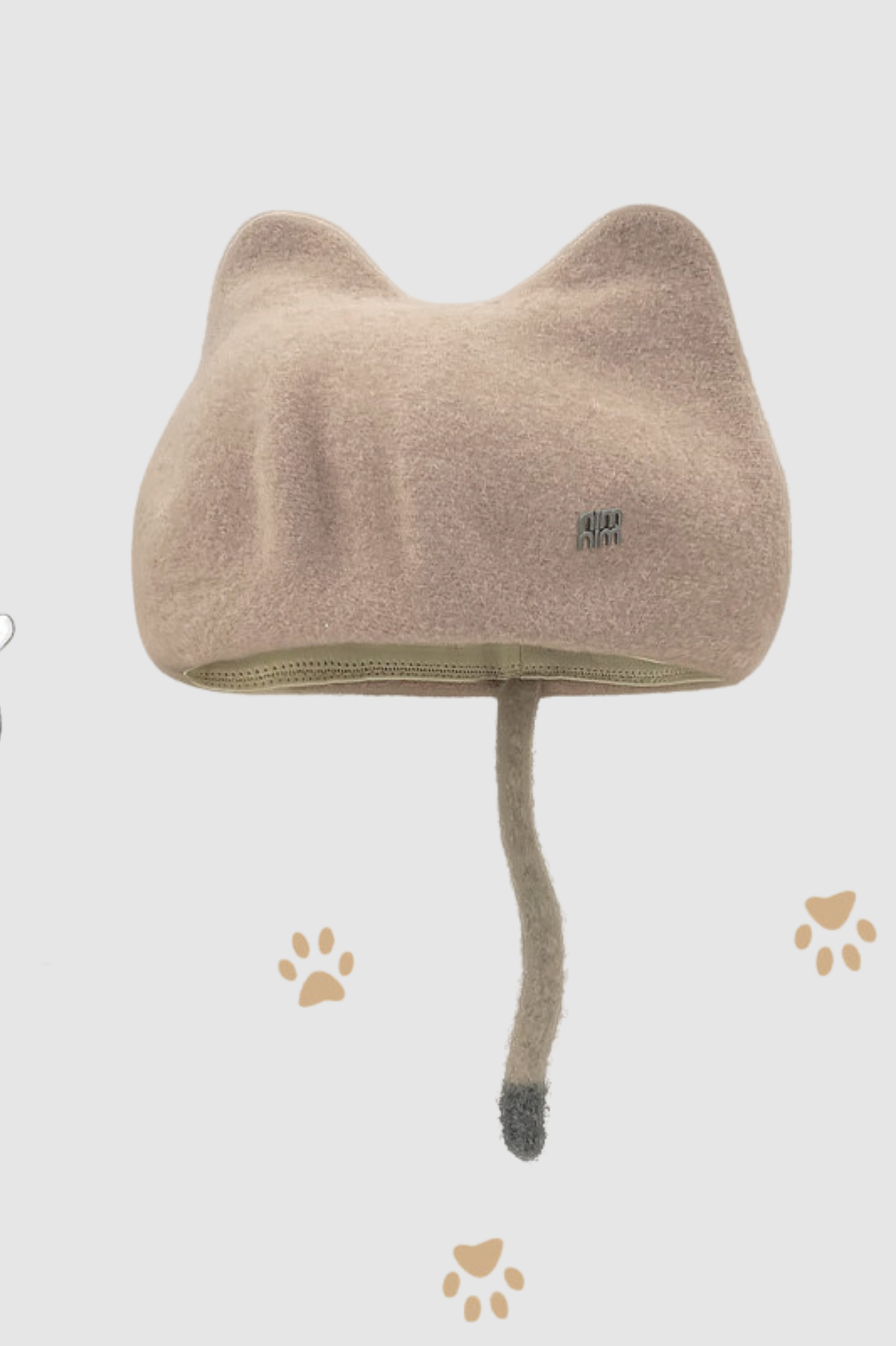 Designer Woolen Cat Ears Beret