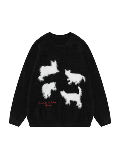 New Soft Loose Niche Design Cat Sweater