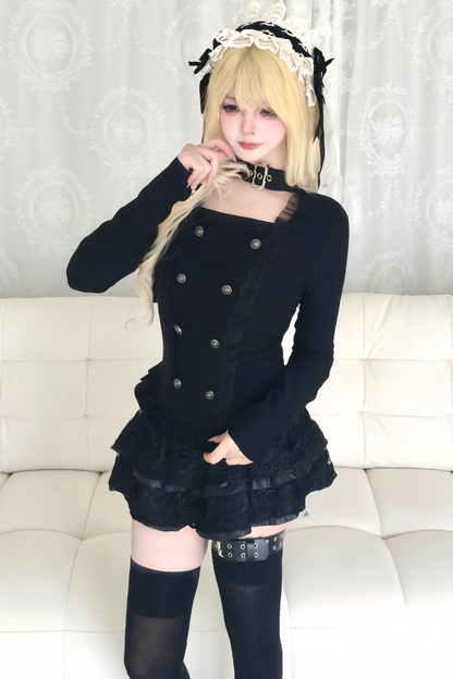 Dark Slim Fit Cardigan