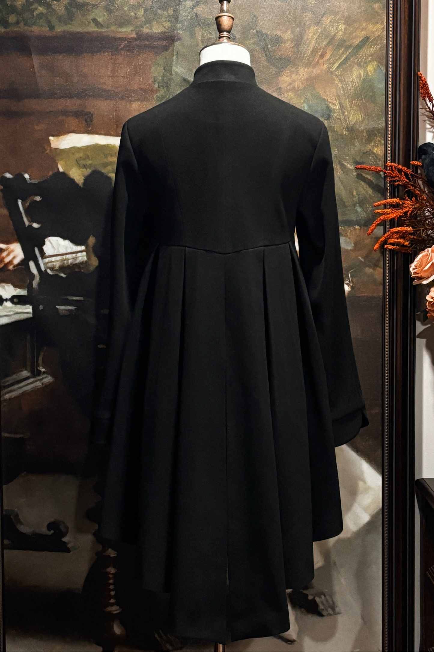 Eternal Night Sequin Cloak Coat