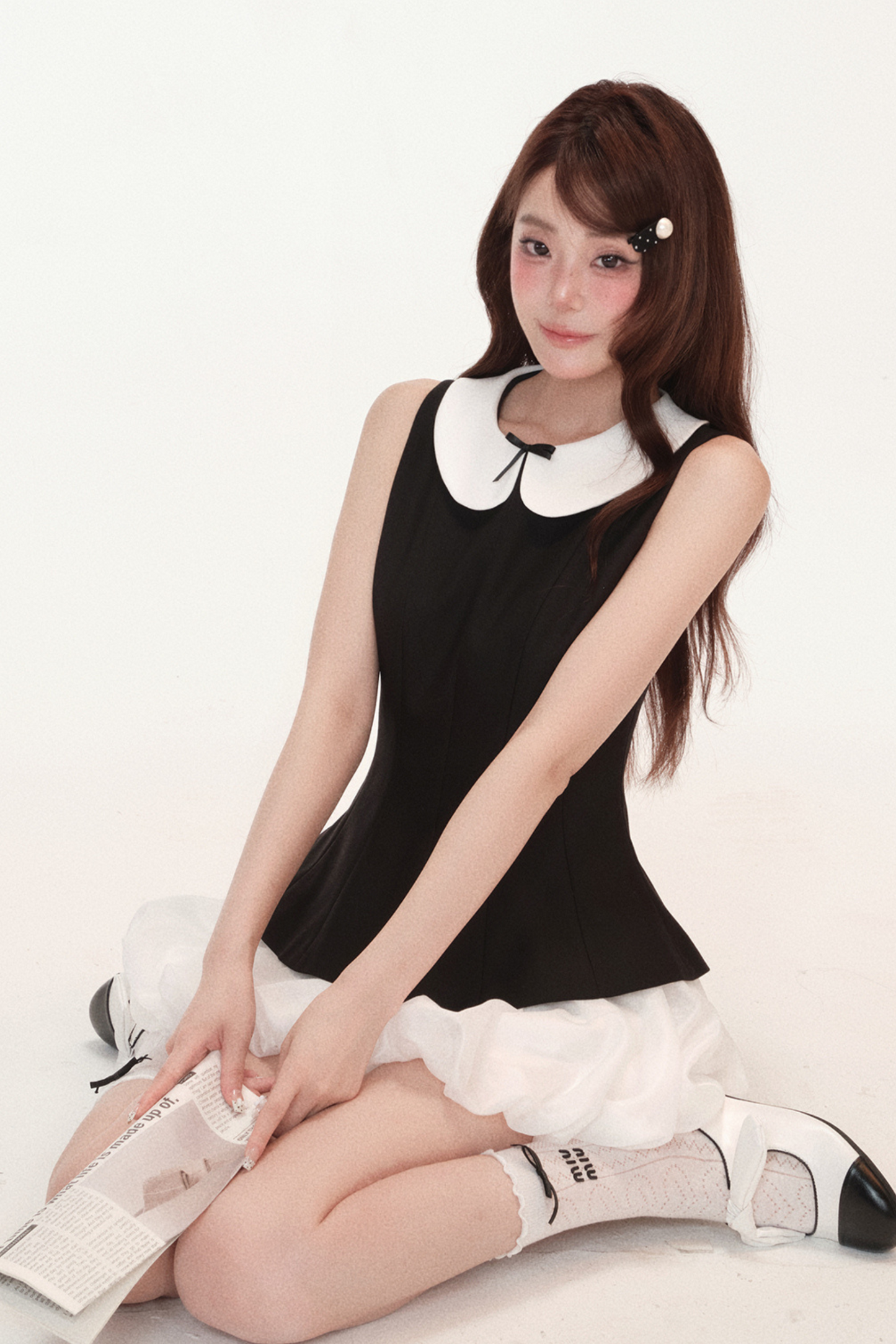 Sweet Old Doll Color Top + Tutu Skirt