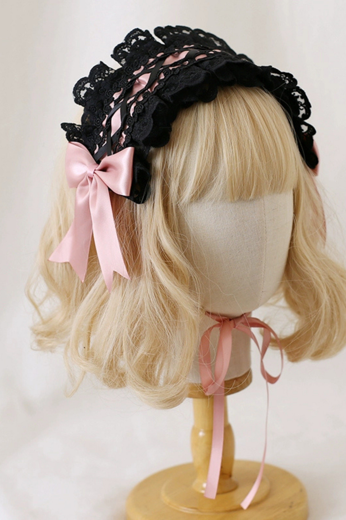 Dark headband with cat ears