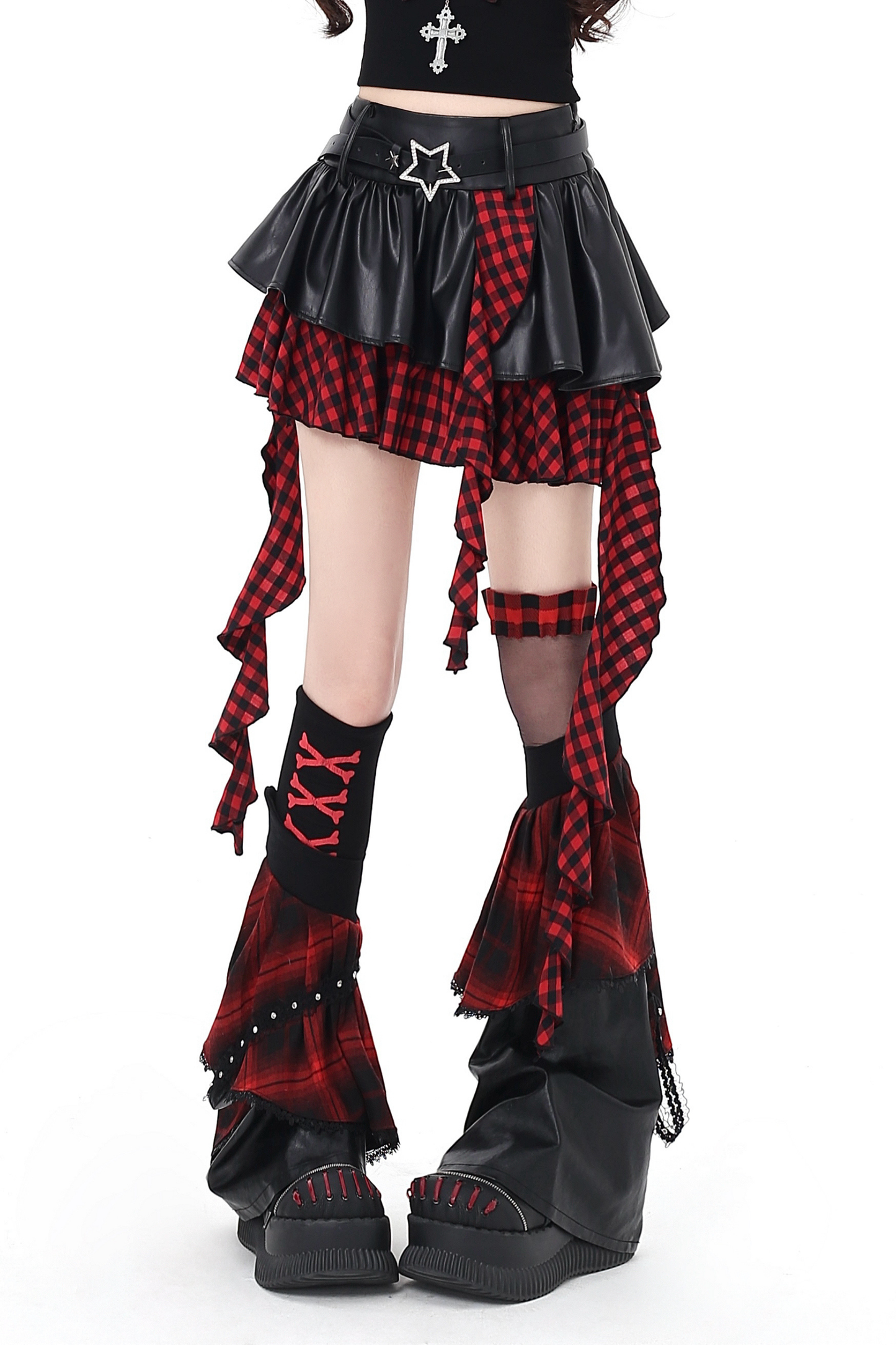 アシメティアード地雷スカート