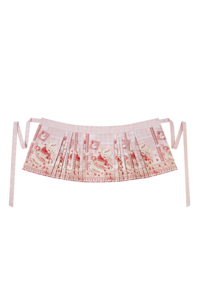 Sweet Chinese-Style Overskirt + Top + Skirt + Accessories