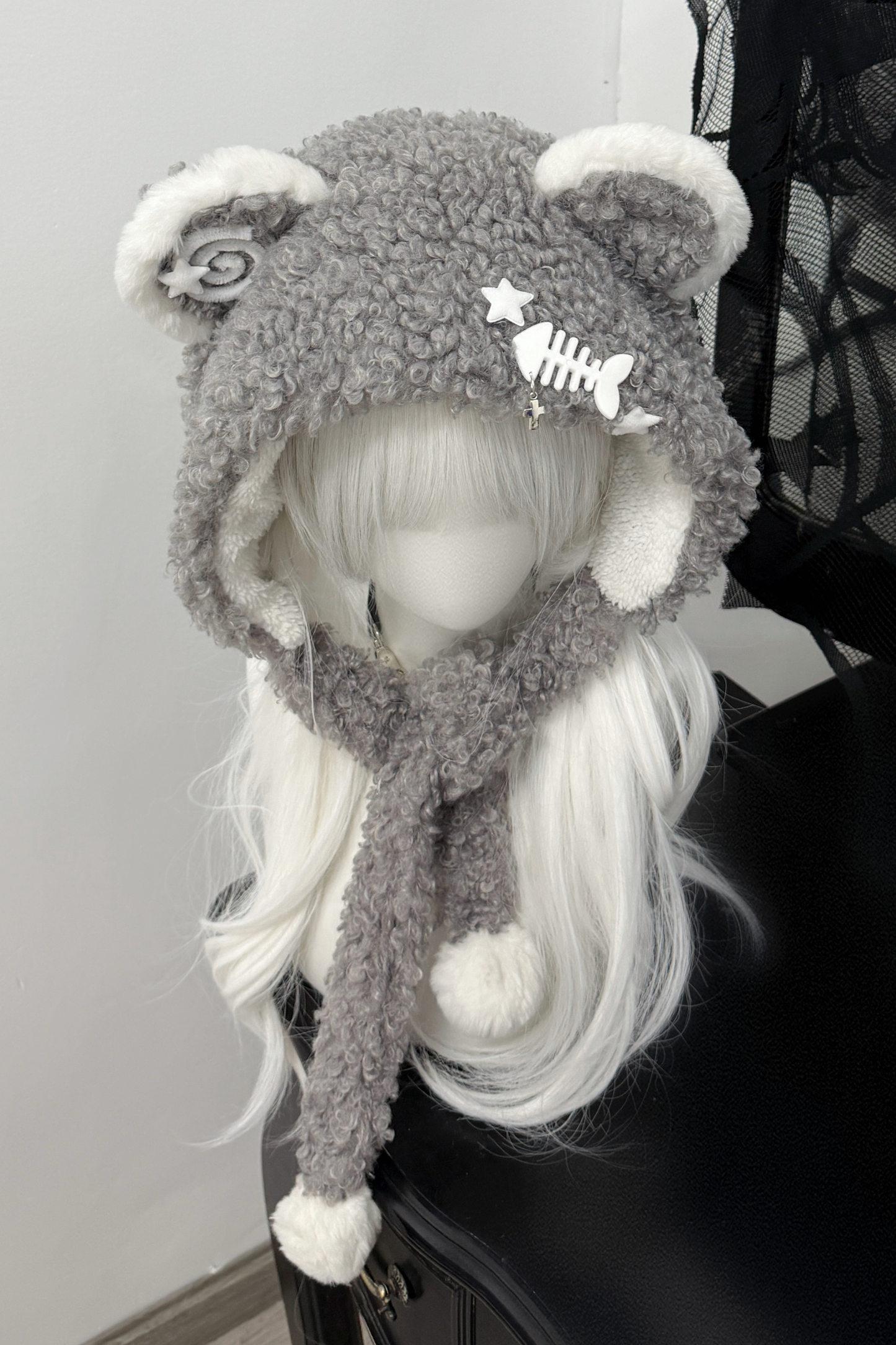 Snow Bear Fur Hat