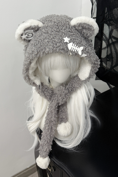 Snow Bear Fur Hat