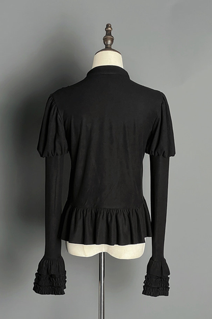 【4月8日予約締切】レースヘムゴシックトップス