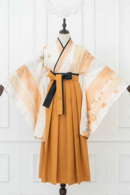 レトロ手毬和装トップス