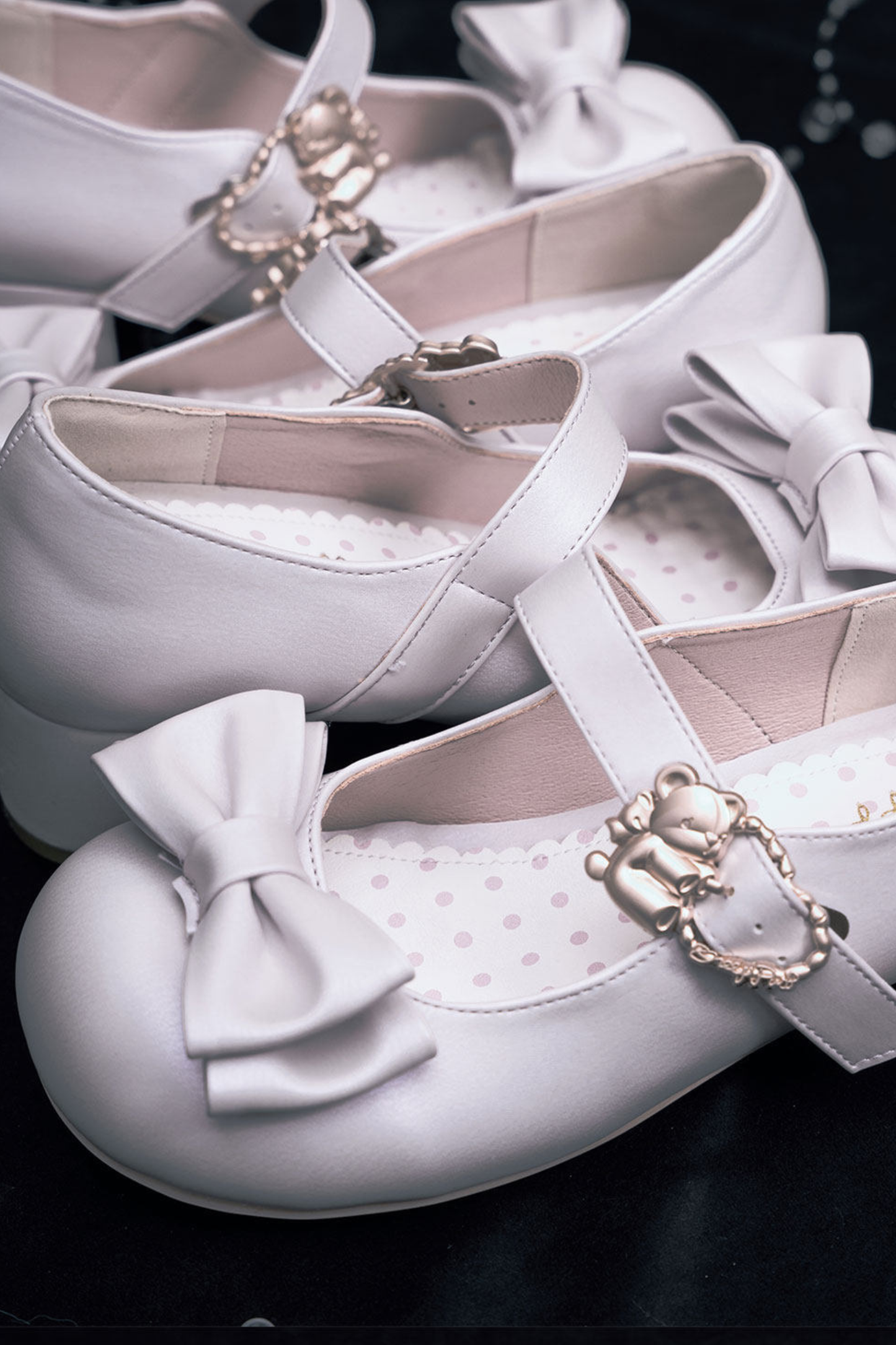 Satin Sheep Puff Shoes